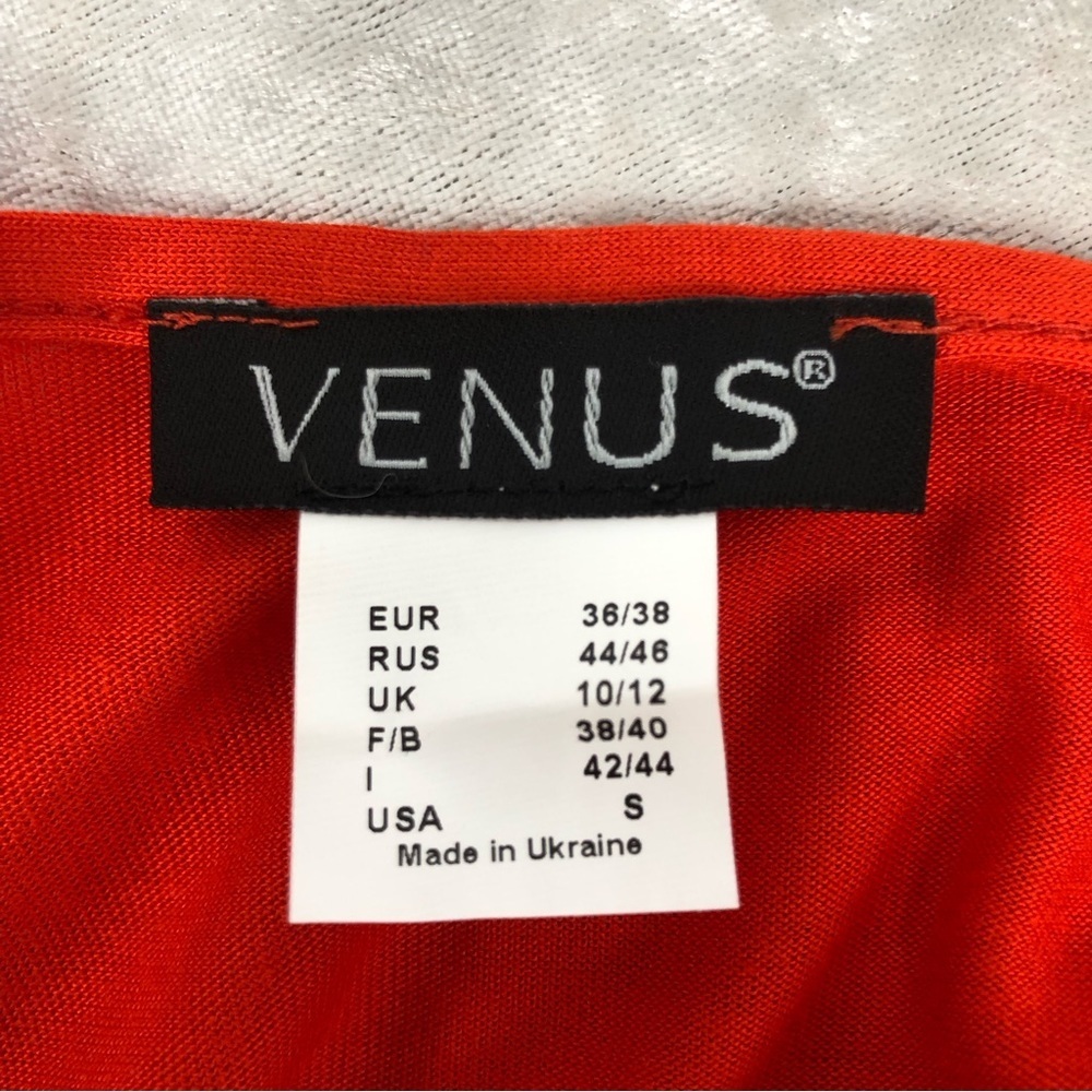 VENUS Red Sleeveless Maxi Dress with Tassel Tie - Picture 4 of 4